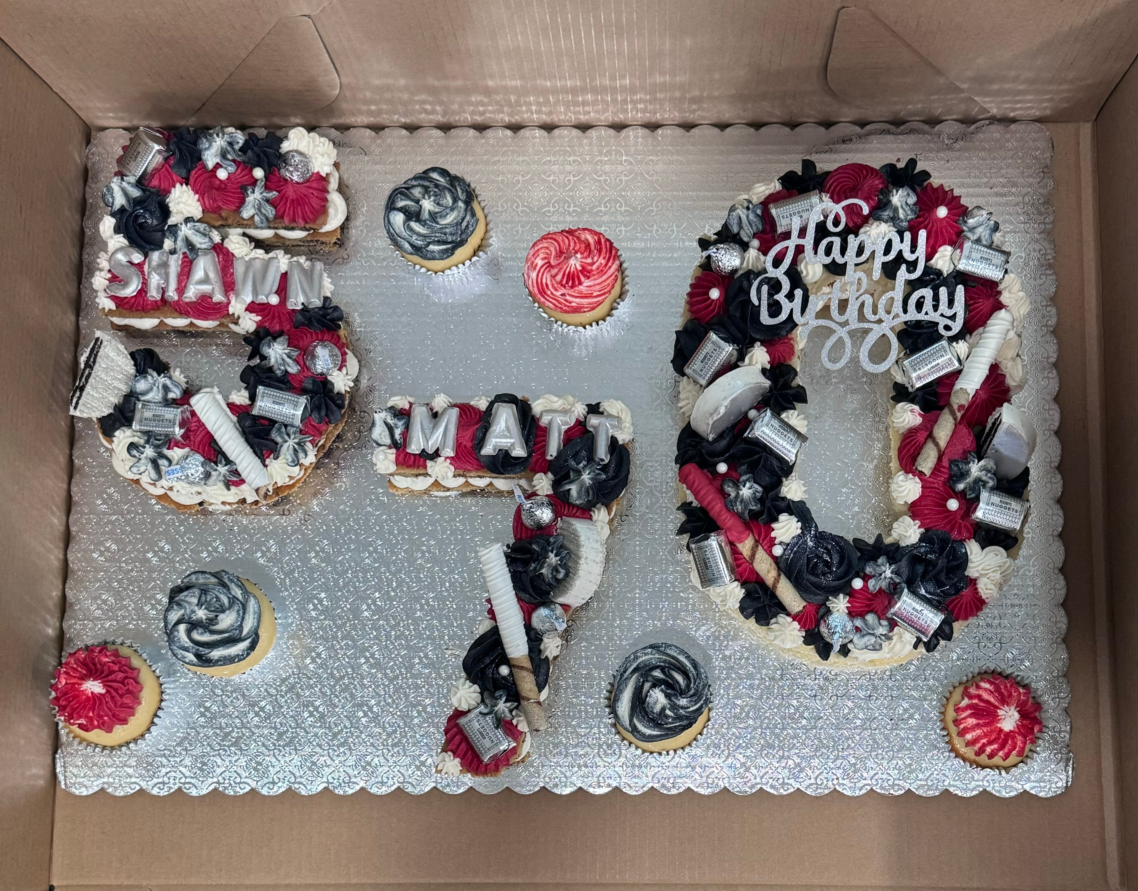 Number or Letter Cakes