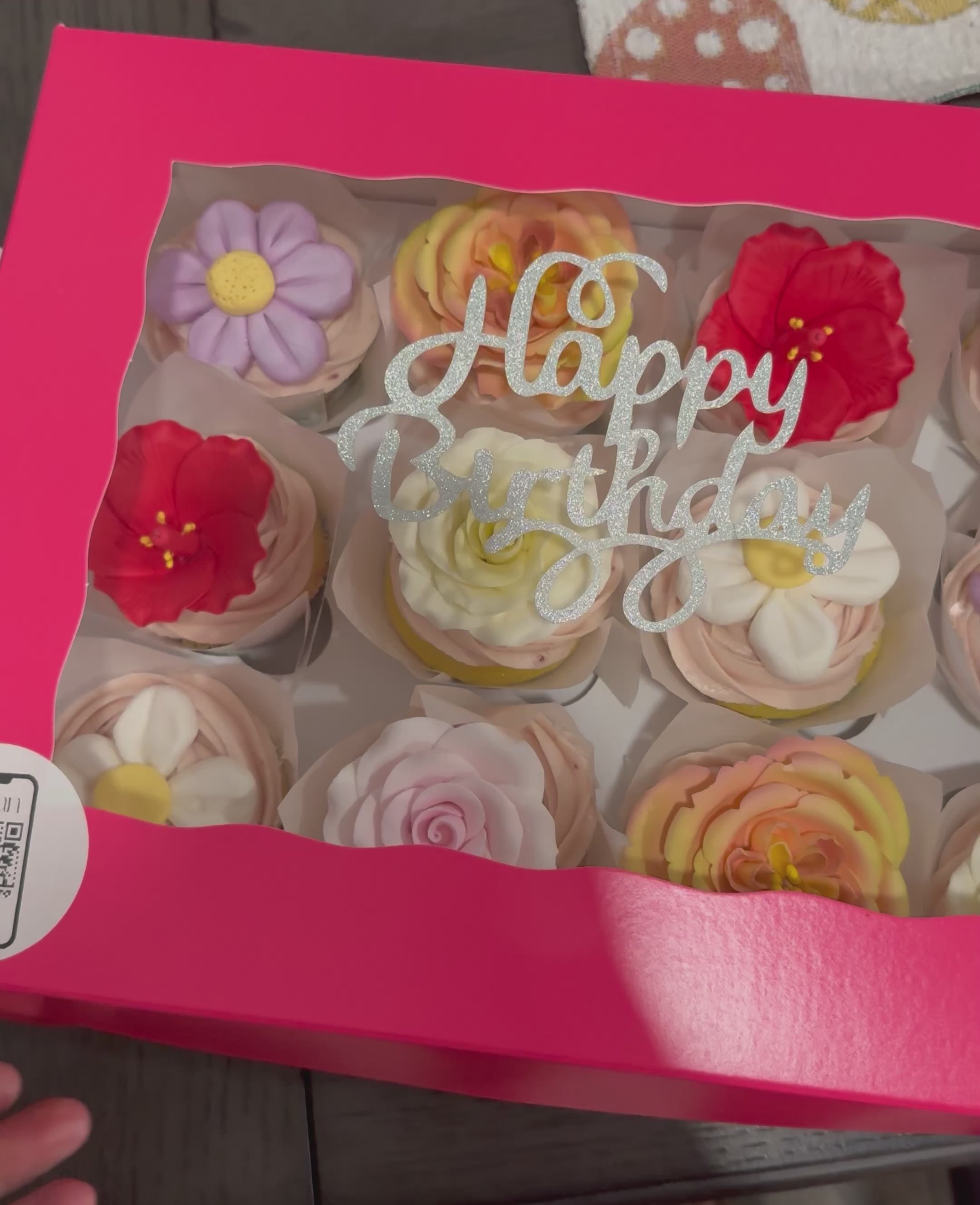 Mother's Day Floral Cupcake Set